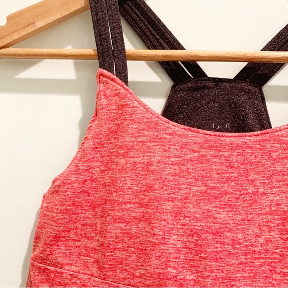 Oiselle Lux Shimmel Racerback Tank Top 4 - Picture 2 of 9